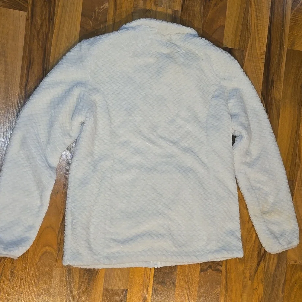 Cozy Cream Zip-Up Jacket